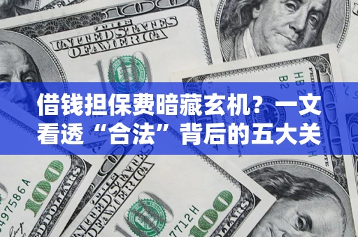 武汉借钱担保费暗藏玄机？一文看透“合法”背后的五大关键陷阱