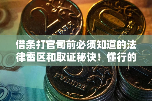 武汉借条打官司前必须知道的法律雷区和取证秘诀！懂行的人已经留好这些证据